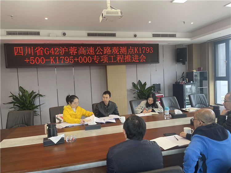 no110-成南公司组织召开G42沪蓉高速公路观测K1793+500-K1795+000专项工程推.jpg